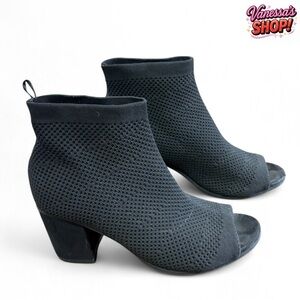 Seven Dials Mesh Ankle Boots (Peep Toe & Block Heel)!